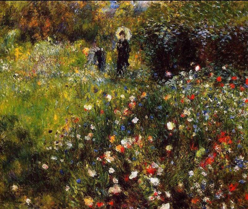 Pierre Auguste Renoir Summer Landscape Aka Woman With A Parasol In A Garden